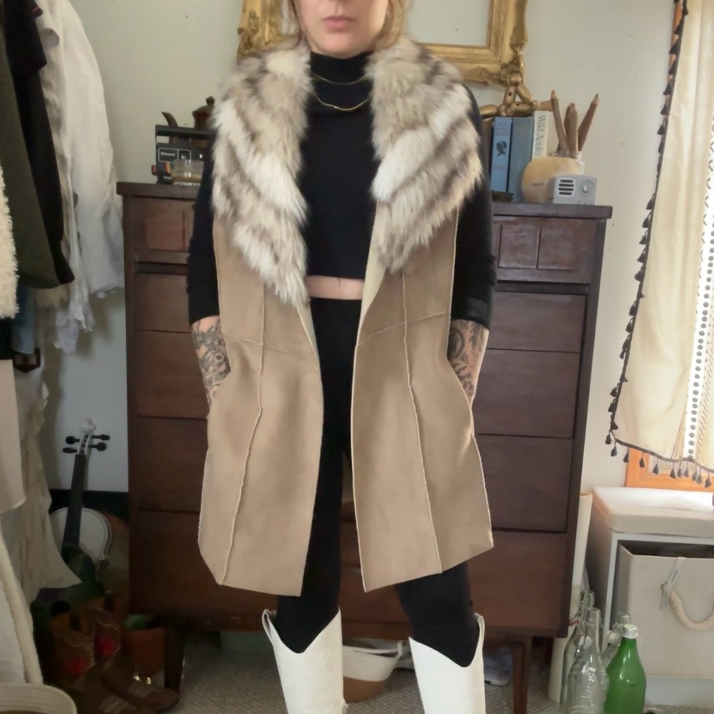 Fur Collar Vest - Chico’s